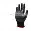 13 gauge polyesternylon knitted glove with nitrile smooth coating for safety working