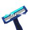 Popular hot selling shaver 3 blade customization manual men shaver disposable hair shaver face razor body razor