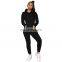 Wholesale Custom Logo Women 2 Piece Clothing Pullover Fitness Pants Tracksuit Sweatshirts Hoodie Set