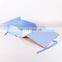 Laminated packaging & printing gift boxes with magnetic lid custom packaging children baby favour box with blue ribbon