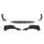 High quality auto parts parts forged matte pp body kit front lip spoiler for camry