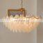 French style Modern luxury Living Room light hotel villa led lamp large round ceiling mounted pendant lights chandelier