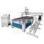 SENKE  Hot Sale 4*8 FT  4 Axis Classical CNC Router for  Wood door furniture Milling Engraving