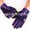 Wholesale Waterproof purple neoprene fabric with touchscreen fingers outdoor sport diving protective glove