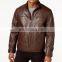 New fashion high quality wholesale price winter leather men casual leather jacket for men