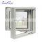 Europe Style Aluminum Soundproof Top Hung Window Aluminum Double Glazed chain winder for awning window