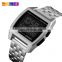 skmei 1368 digital watch instrctions manual stainless steel band 3atm water resist watch