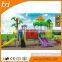 kids gym outdoor child playground equipment prices Playground Swing Set With Plastic Slide