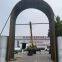 Metal culvert pipe assembeld two plates bridge culvert