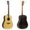 Wholesale OTIS brand Martin-D shape body spruce single solid top 6 strings acoustic guitar