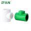 IFAN Cheap Green Plastic PPR Tube Hot Sale Reduce Tee PPR Fittings