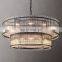 Hotel lobby Villa lobby Living room Hanging Decorative  Luxury SAN MARCO TWO-TIER ROUND CHANDELIER