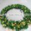 Artificial Film Flower Wreath With Green Leaf for Holiday/Wedding/Children's hair decoration