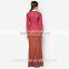 2016 fashion design baju kurung with lace indonesia BJ043
