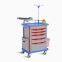 Medical Equipment Lightweight Room Service Trolley Emergency Trolley Hospital Trolley