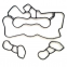 Wholesale Deutz Bfm2012 Diesel Engine Parts 04254803 04254804 Oil Cooler Gasket