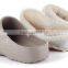 Winter new warm EVA clogs and cotton garden shoes,plastic warm slippers