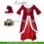 Ladies Santa Deluxe Costume Ornaments Adult Christmas Fancy Dress Xmas Outfit