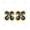 E1063 Wholesale Nickle Free Antiallergic White Real Gold Plated Earrings For Women New Fashion Jewelry