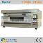 Commercial full-automatic single deck 2 trays portable electric bread baking oven for sale