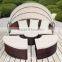 oval rattan daybed / wicker daybed / round rattan daybed / round lounge