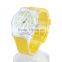 SL2035 Crystal Fruit Lemon Jelly Silicone Watches For Women Children Clock Plastic Girls Ladies Dress Wrist Watch Erkek Kol Saat