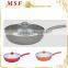 MSF-6626-Fry pan 20 22 24 26 28 30cm frypan kitchenware pressing aluminum frypan with durable white ceramic