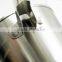 noble style nylon satin polished stainless steel milk pot with high arched lid induction bottom