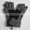 China Manufacturer knitting plain simple design winter warm high quality glove