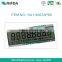 Smart meter monochrome 7 segment lcd screen display