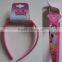 Hot sale 1pc fashion accessory including fancy plastic hairband for girls