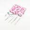 Hard Case Pink Rose Printed Artistic Manicure Pedicure Set,Nail Tools For Girls