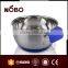 silicone bottom and handle stainless steel mixing bowl