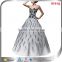 ladies new arrival black feather dress duchess satin wedding gowns modern puffy ball gown bridal dress long feather prom dresses
