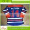Single jersey fabric custom field ice hockey jersey china for kids