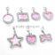 Berry Pet High Quality Diamonds Studded ID Tag Dog Photo Frame Pendant