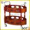 for hotel restaurant Superior hotel car train plane service wood liquor trolley with wheel