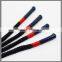 Colorful silicon aglets drawstring locking shoelace with plastic end