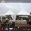 White exhibition gazebo tent for event