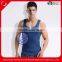 Custom Wholesale 100% Cotton Blank Mens Gym Tank Top