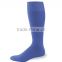 wholesale custom knitted cheap plain purple soccer socks