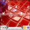 red crystal glass mosaic tile