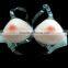 skin-friendly hypoallergenic triangle breast forms with strap 0.5kg-1.2kg/pair