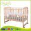 WBC-38B EN716 certified wood baby playpen bed design, baby cot beech