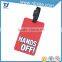 Bulk Popular Colorful Standared Size PVC Luggage Tag in Manufacturer Price