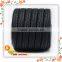 14mm Width and 6mm Thick Black Flat Braided Leather Cord High Quality