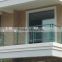 Hot Dip Galvanized Simple Modern Balcony Glass Wrought Iron Fence