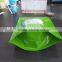 Resealable stand up plastic green tea bag