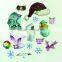 permanent magnetic refrigerator door stickers