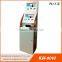Floor Standing Bank Card Payment Kiosk with Magnetic Card Swipe Reader